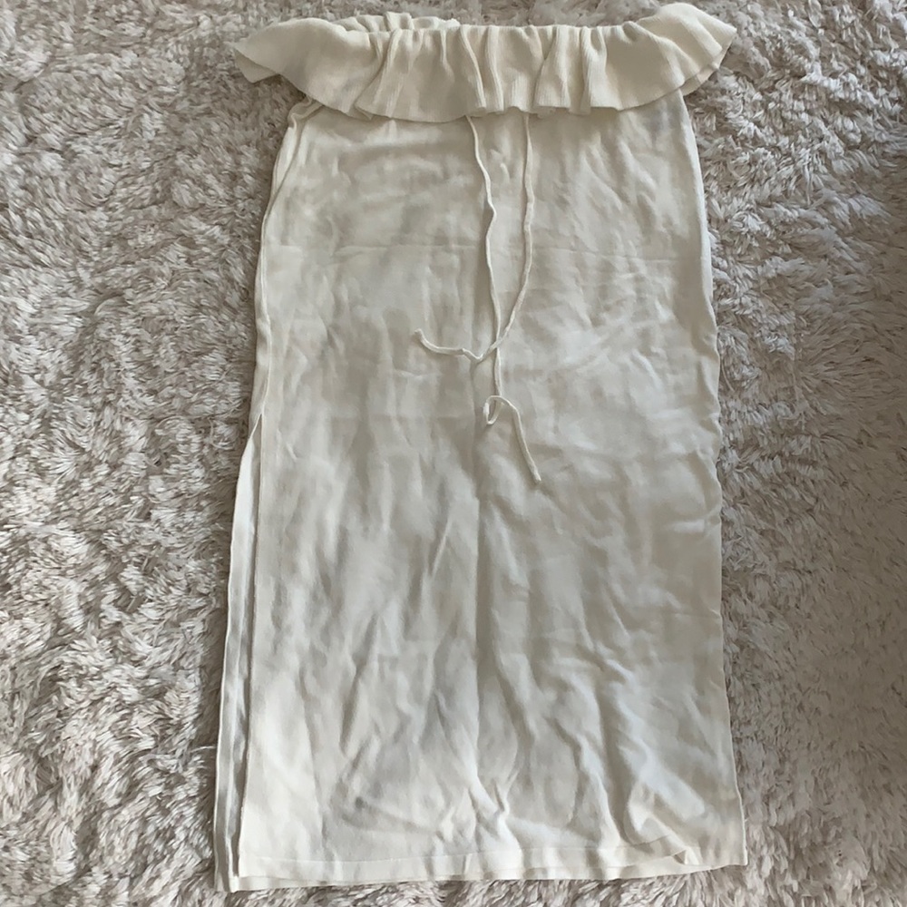 SHEIN Knit MIDI Ruffle Skirt
